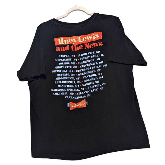 1991 Huey Lewis and the News tour t shirt - Picture 2 of 7
